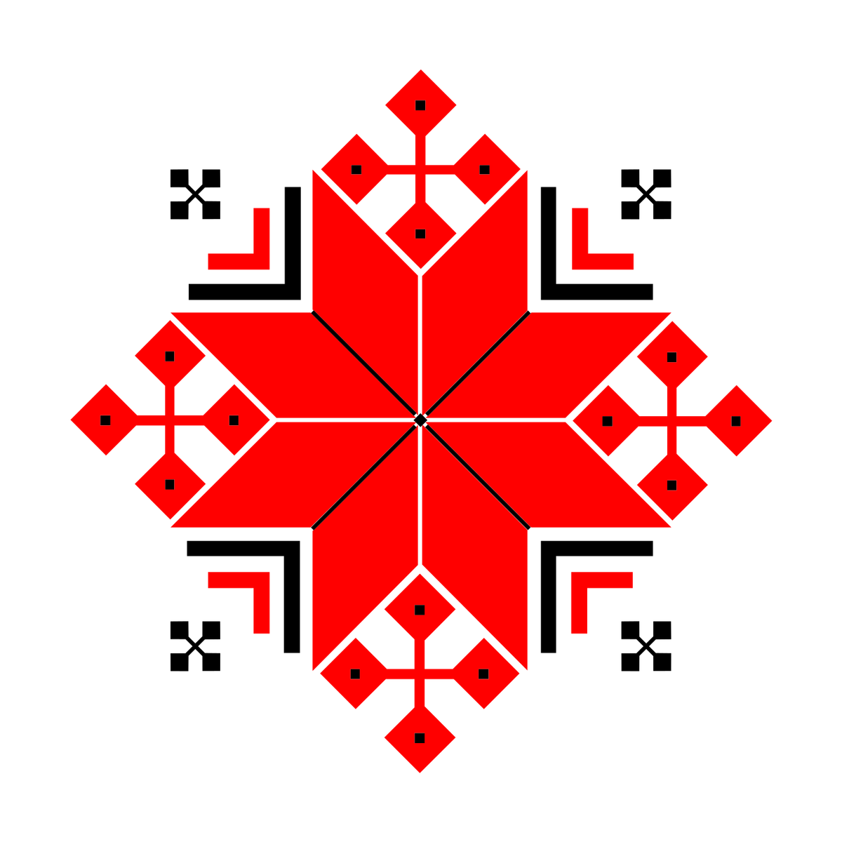 Белорусский орнамент Восьмирог